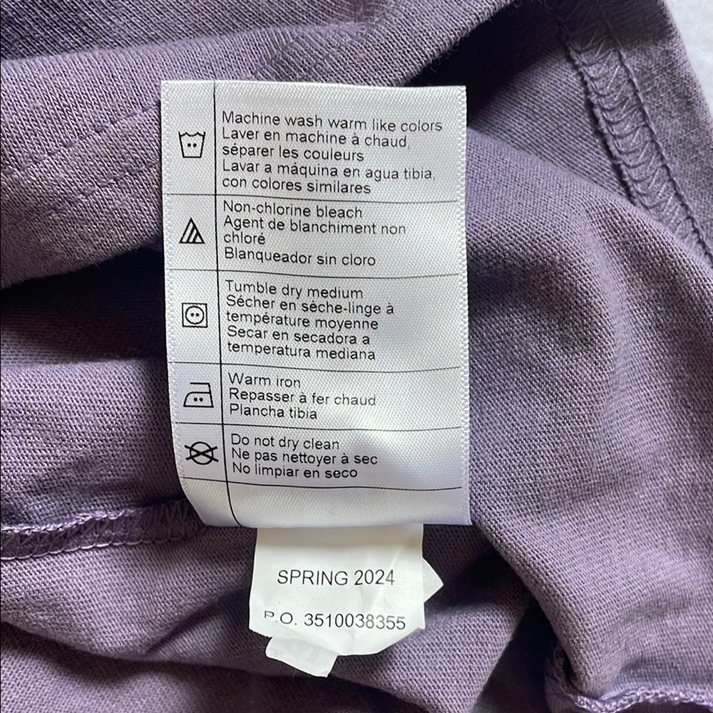 Carhartt women’s Short Sleeve Tee in Lavender - Picture 10 of 11